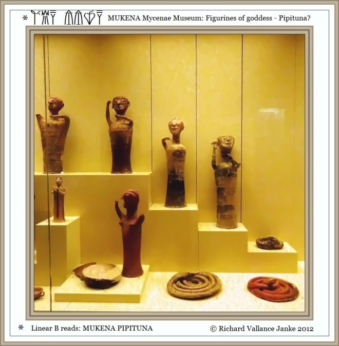Mycenae Museum goddesses Pipituna
