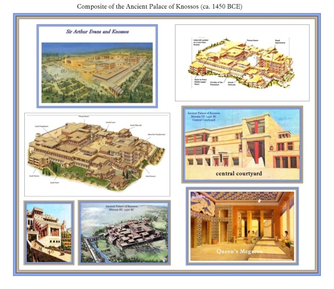 Ancient Palace of Knossos Composite