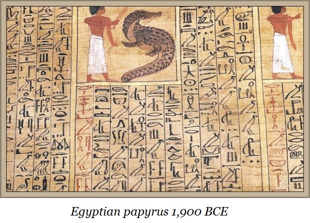 Egyptian-Papyrus 19k BCE