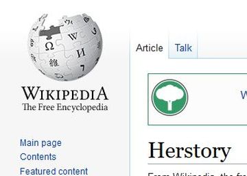 wikipedia herstory